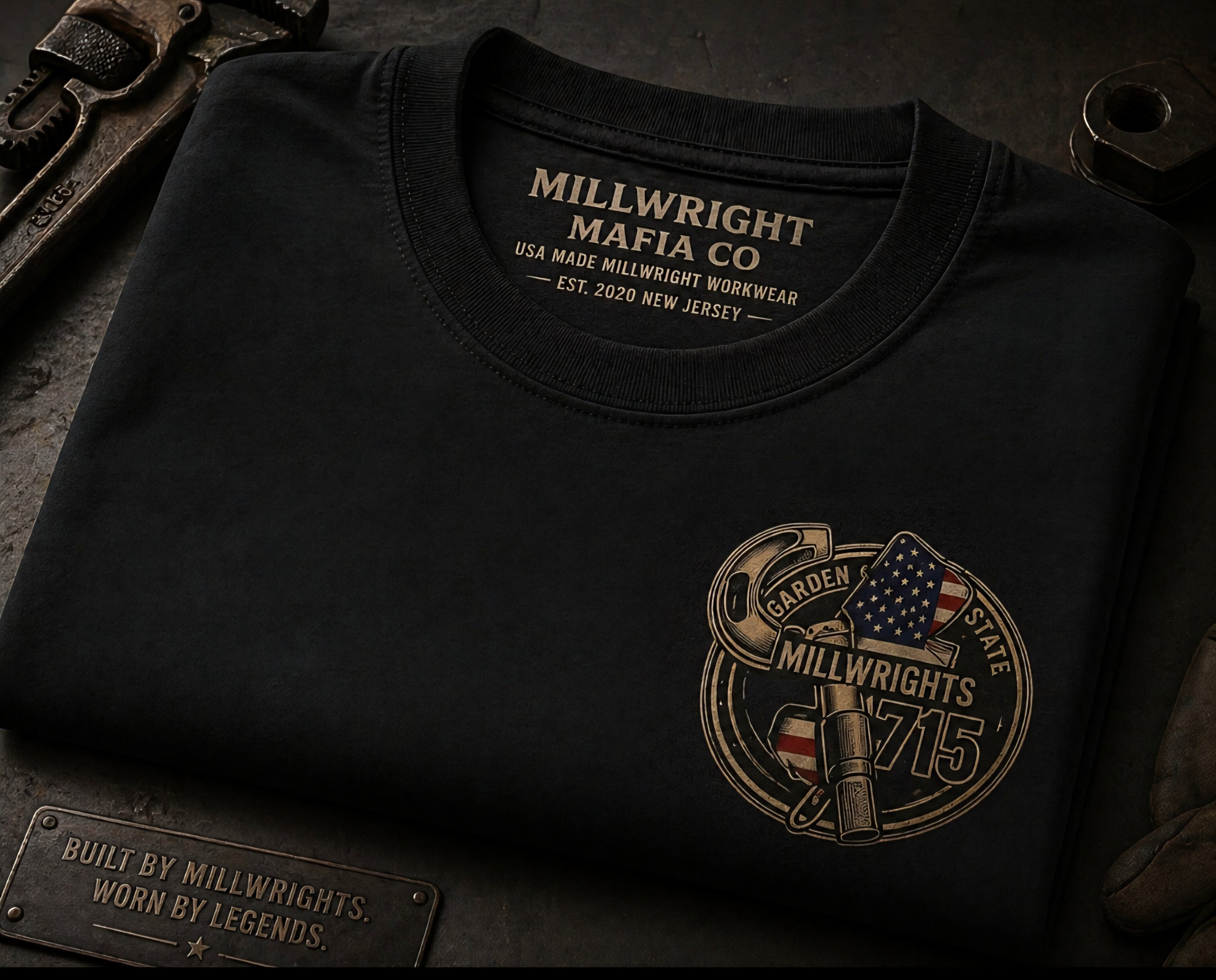 Millwright Mafia CO Ultimate Heavyweight T shirt