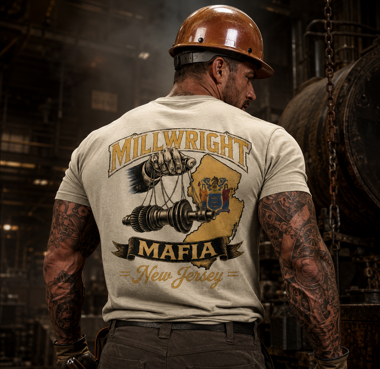 Millwright Mafia CO Heavyweight Dyed Tee