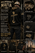 Millwright Mafia CO Zip Heavyweight Hoodie