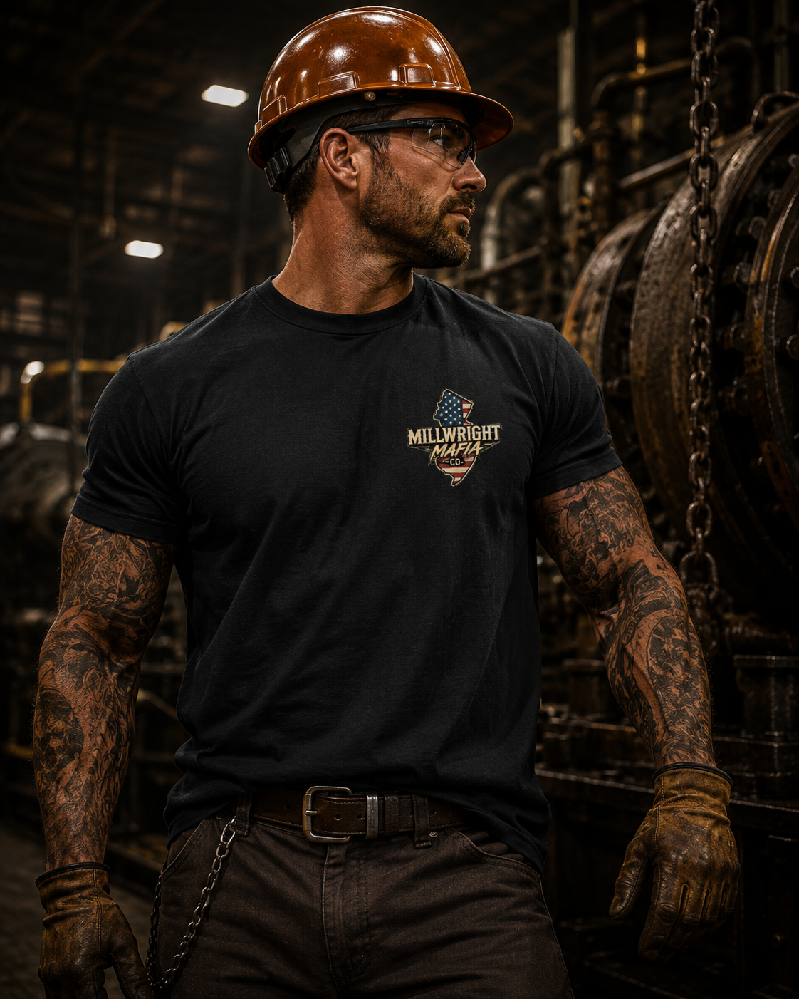 Millwright Mafia CO Heavyweight Dyed Tee