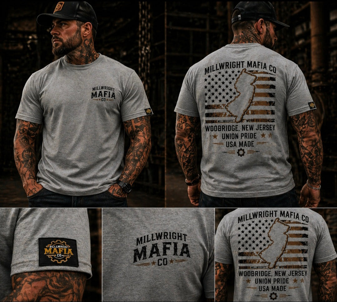 Unisex 50/50 Fine Tee Millwright Mafia CO