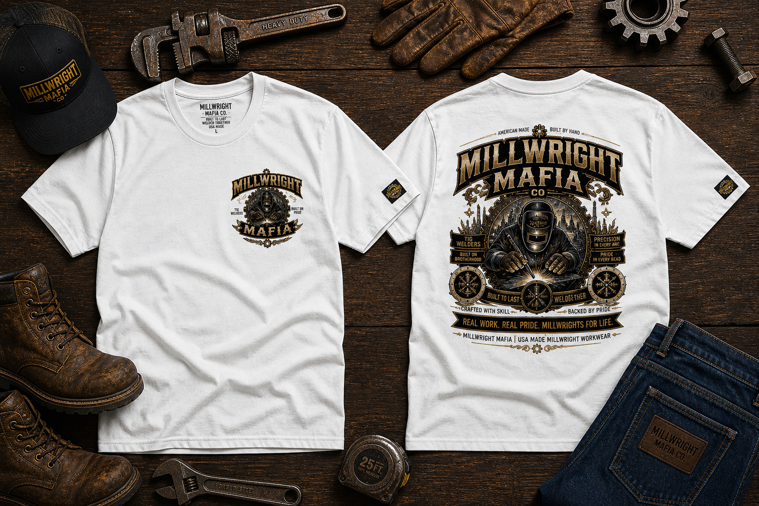 Millwright Mafia CO Heavy Weight T Shirt