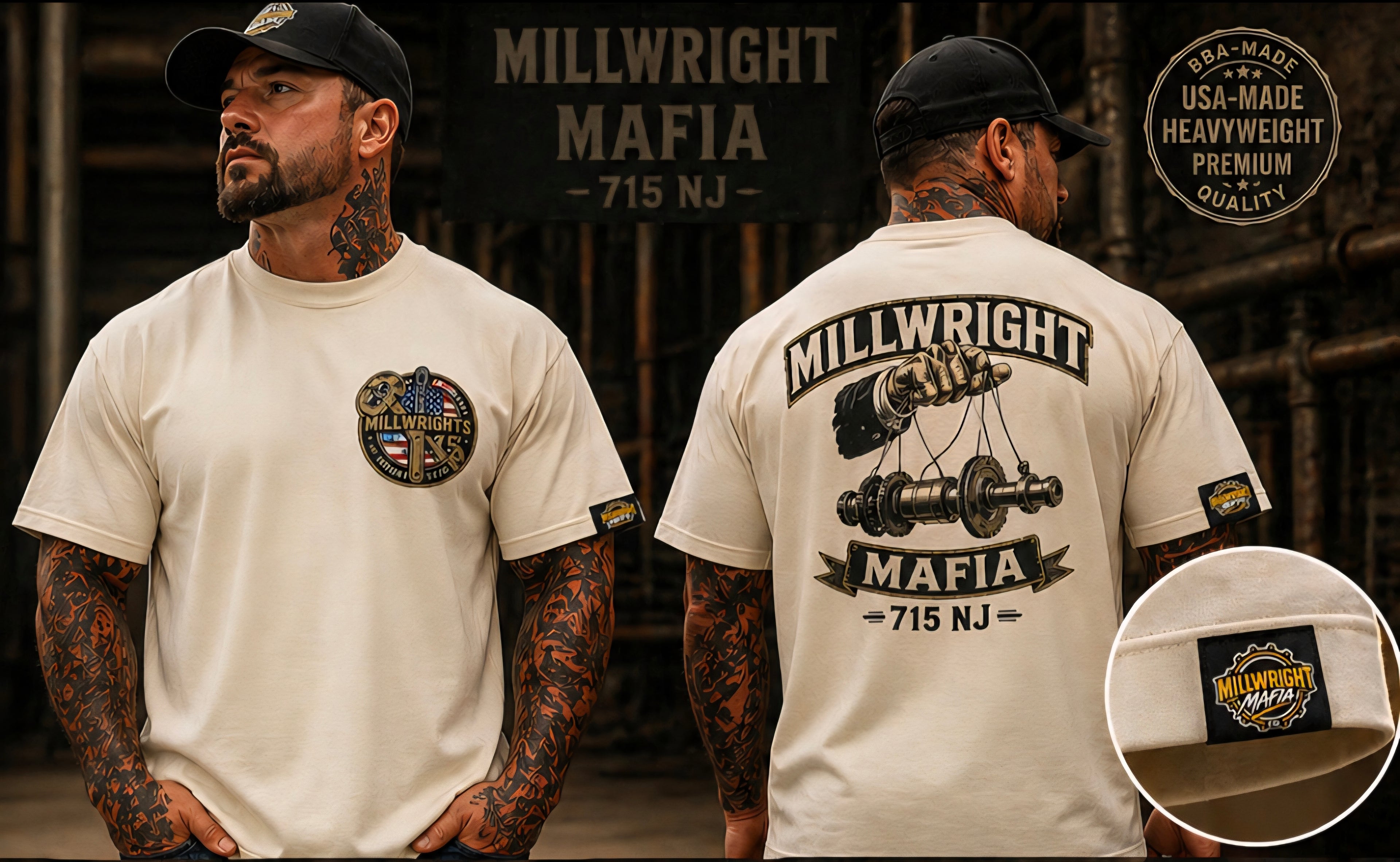 Millwright Mafia CO Ultimate Heavyweight T shirt