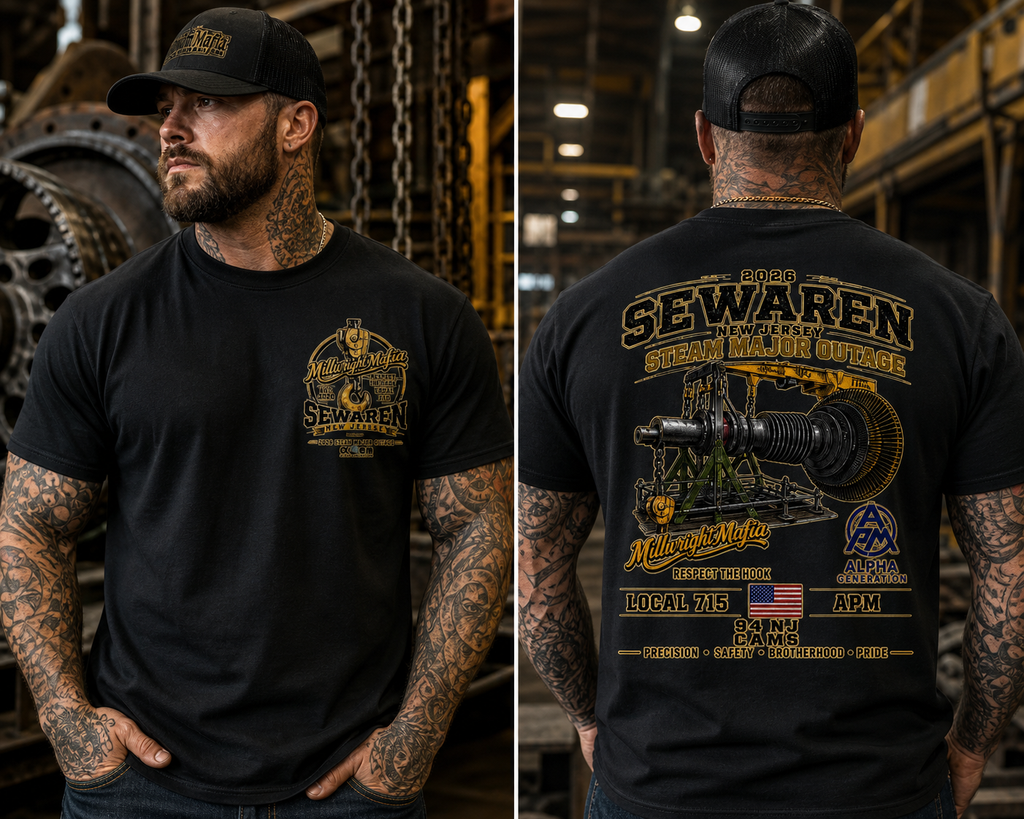 Millwright Mafia CO double major 2026 Sewaren NJ Heavy Weight T Shirt