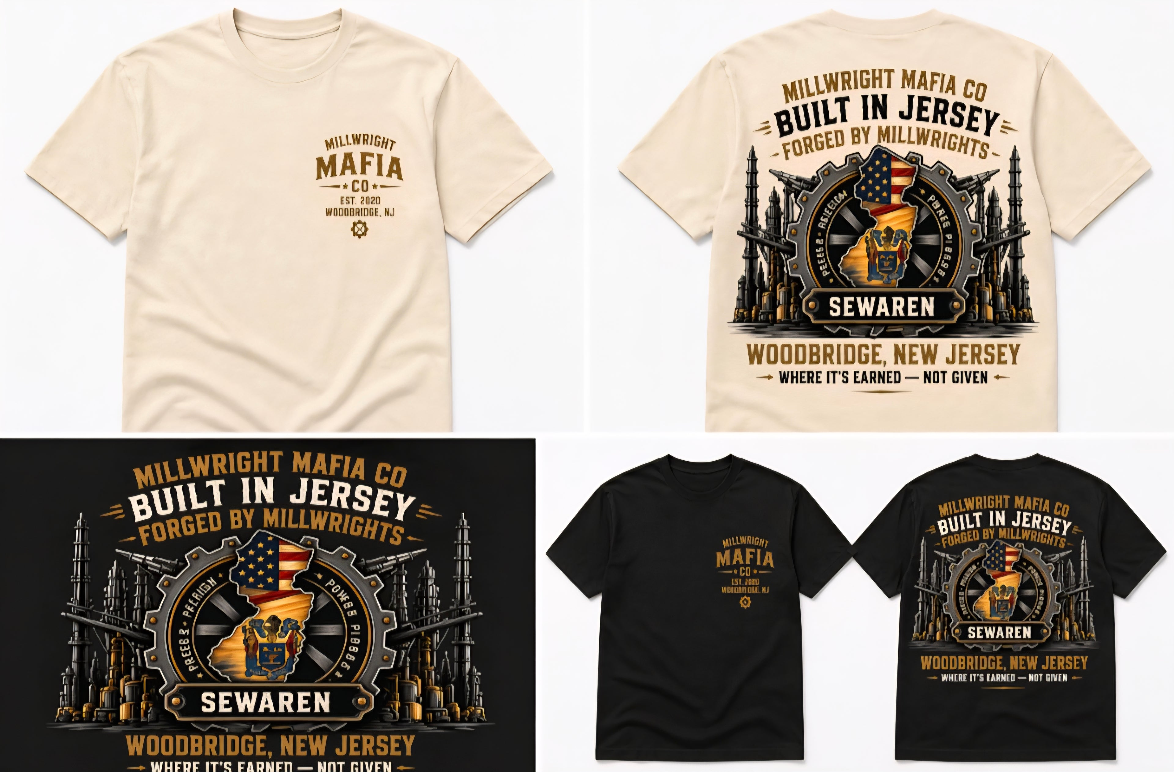 Ultimate Heavyweight T shirt Millwright Mafia CO