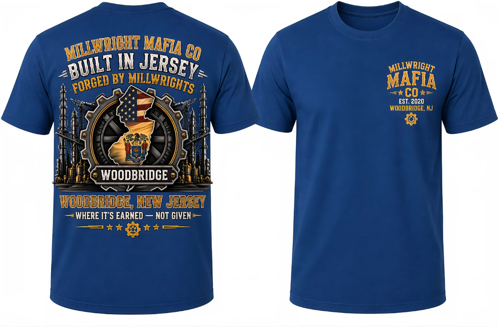 USA-Made 100% Cotton T-Shirt Millwright Mafia CO