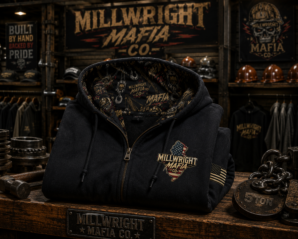 Millwright Mafia CO Zip Heavyweight Hoodie