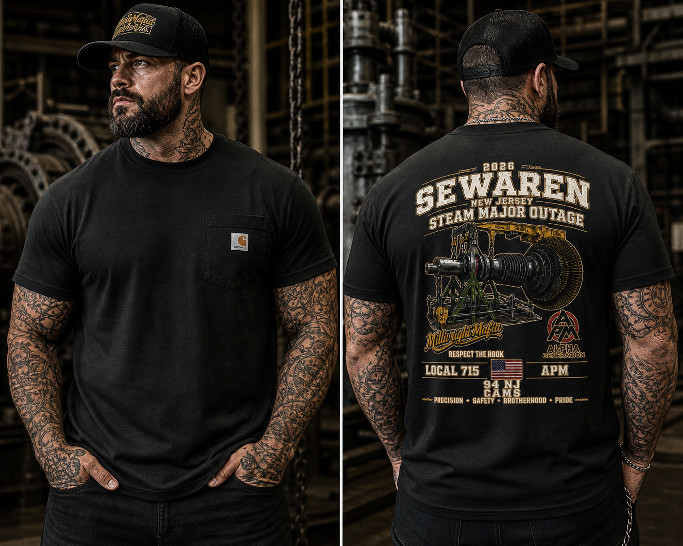 Millwright Mafia CO partnered with carhartt