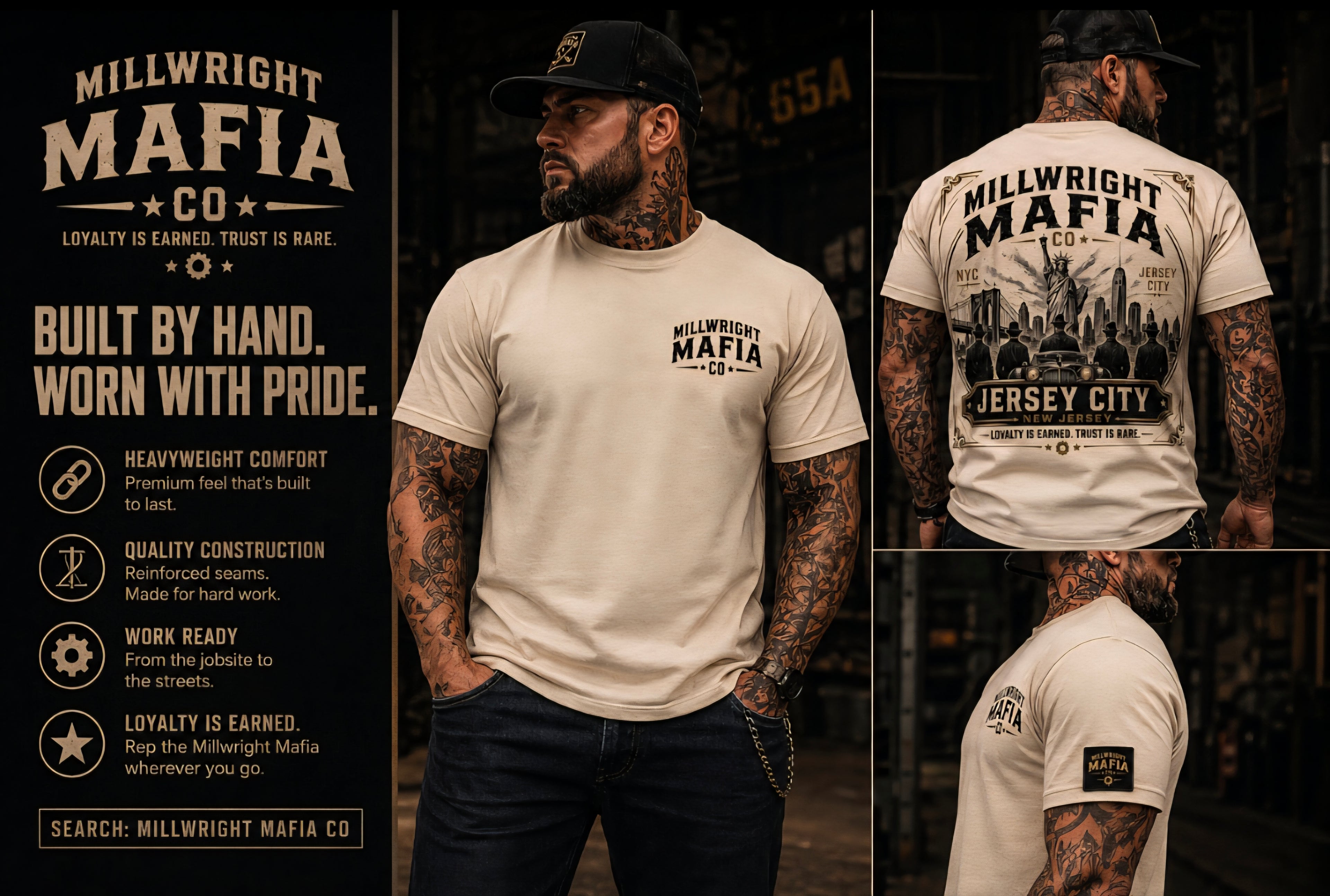 Ultimate Heavyweight T shirt Millwright Mafia CO